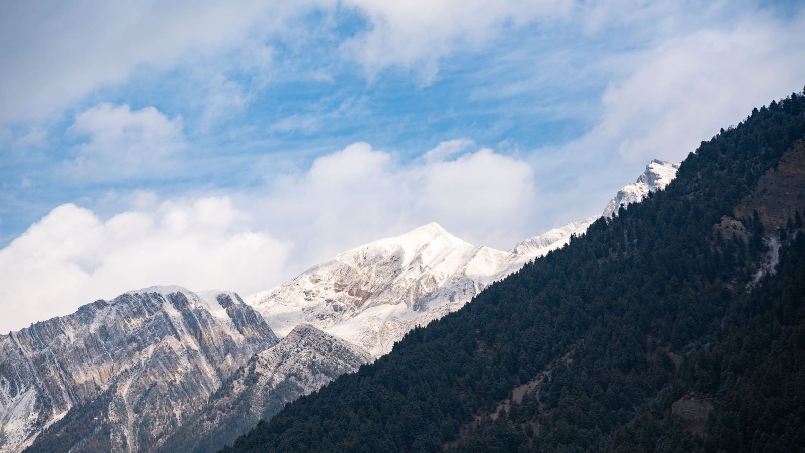 Snow-capped peaks near Sonmarg